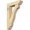 Ekena Millwork Balboa Slat Rough Sawn Bracket w/ Offset Brace, Douglas Fir, 6"W x 22"D x 34"H BKT0604X22X34BOA06RDF - alternate 1